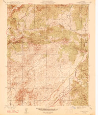 preview thumbnail of historical topo map of Fresno County, CA in 1947