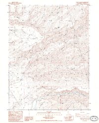 Download a high-resolution, GPS-compatible USGS topo map for Acorn Hollow, CA (1985 edition)