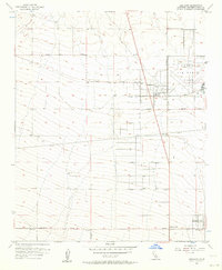1956 Map of Adelanto, CA, 1964 Print