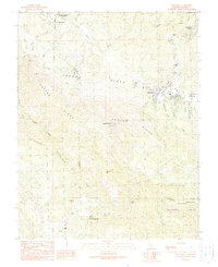 Download a high-resolution, GPS-compatible USGS topo map for Ahwahnee, CA (1990 edition)