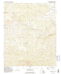 Download a high-resolution, GPS-compatible USGS topo map for Alamo Mountain, CA (1991 edition)