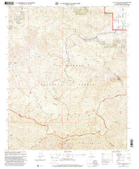 Download a high-resolution, GPS-compatible USGS topo map for Alamo Mountain, CA (2000 edition)