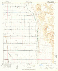 preview thumbnail of historical topo map of Imperial County, CA in 1957