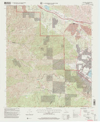 preview thumbnail of historical topo map of Riverside County, CA in 1997