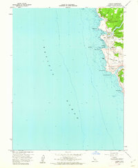 1960 Map of Albion, CA, 1962 Print