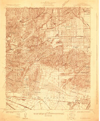 Download a high-resolution, GPS-compatible USGS topo map for Alhambra, CA (1924 edition)