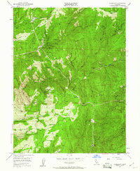 Download a high-resolution, GPS-compatible USGS topo map for Alleghany, CA (1961 edition)
