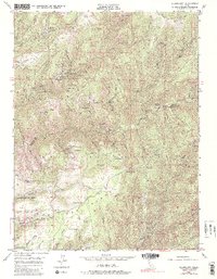Download a high-resolution, GPS-compatible USGS topo map for Alleghany, CA (1981 edition)
