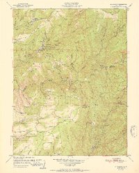 Download a high-resolution, GPS-compatible USGS topo map for Alleghany, CA (1951 edition)