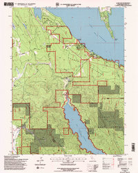 Download a high-resolution, GPS-compatible USGS topo map for Almanor, CA (1998 edition)