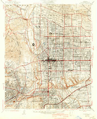 Download a high-resolution, GPS-compatible USGS topo map for Altadena, CA (1941 edition)