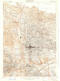preview thumbnail of historical topo map of California, United States in 1928