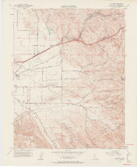 preview thumbnail of historical topo map of Alameda County, CA in 1953
