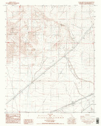 Download a high-resolution, GPS-compatible USGS topo map for Alvord Mountain East, CA (1986 edition)