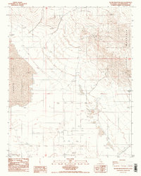Download a high-resolution, GPS-compatible USGS topo map for Alvord Mountain West, CA (1986 edition)