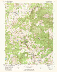 Download a high-resolution, GPS-compatible USGS topo map for Amador City, CA (1986 edition)