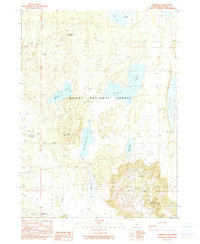 Download a high-resolution, GPS-compatible USGS topo map for Ambrose, CA (1990 edition)