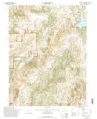 preview thumbnail of historical topo map of Plumas County, CA in 1994