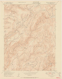 Download a high-resolution, GPS-compatible USGS topo map for American House, CA (1950 edition)