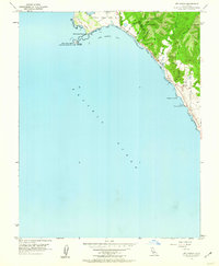 Download a high-resolution, GPS-compatible USGS topo map for Ano Nuevo, CA (1960 edition)