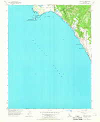 Download a high-resolution, GPS-compatible USGS topo map for Ano Nuevo, CA (1968 edition)