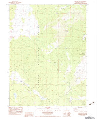 Download a high-resolution, GPS-compatible USGS topo map for Antelope Mtn, CA (1983 edition)