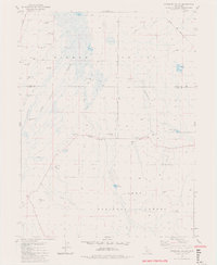Download a high-resolution, GPS-compatible USGS topo map for Antelope Valley, CA (1982 edition)