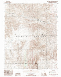 preview thumbnail of historical topo map of Inyo County, CA in 1985