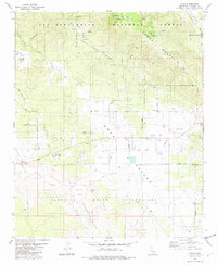 Download a high-resolution, GPS-compatible USGS topo map for Anza, CA (1982 edition)