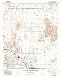 Download a high-resolution, GPS-compatible USGS topo map for Apple Valley North, CA (1993 edition)