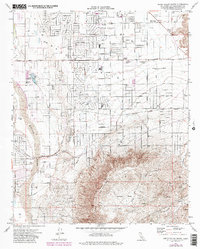 Download a high-resolution, GPS-compatible USGS topo map for Apple Valley South, CA (1985 edition)