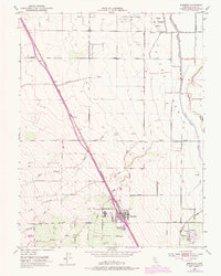 1952 Map of Arbuckle, 1974 Print
