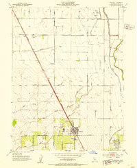 1952 Map of Arbuckle, 1953 Print