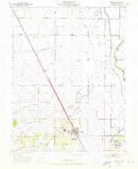 1952 Map of Arbuckle, 1973 Print