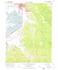 preview thumbnail of historical topo map of Humboldt County, CA in 1959