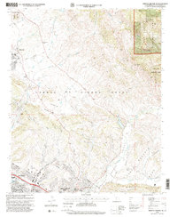 preview thumbnail of historical topo map of San Luis Obispo County, CA in 1995