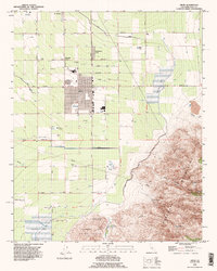 Download a high-resolution, GPS-compatible USGS topo map for Arvin, CA (1995 edition)