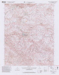 preview thumbnail of historical topo map of Tuolumne County, CA in 2001