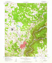 Download a high-resolution, GPS-compatible USGS topo map for Auburn, CA (1961 edition)