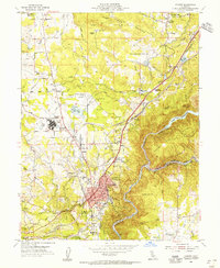 Download a high-resolution, GPS-compatible USGS topo map for Auburn, CA (1955 edition)
