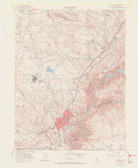Download a high-resolution, GPS-compatible USGS topo map for Auburn, CA (1972 edition)