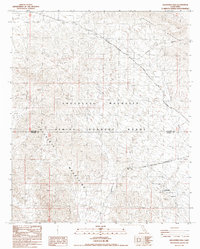 Download a high-resolution, GPS-compatible USGS topo map for Augustine Pass, CA (1987 edition)