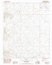 Download a high-resolution, GPS-compatible USGS topo map for Aztec Mines, CA (1988 edition)