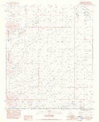 Download a high-resolution, GPS-compatible USGS topo map for Aztec Mines, CA (1983 edition)