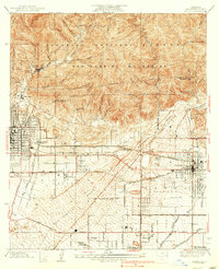Download a high-resolution, GPS-compatible USGS topo map for Azusa, CA (1939 edition)
