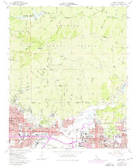 Download a high-resolution, GPS-compatible USGS topo map for Azusa, CA (1975 edition)