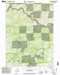 Download a high-resolution, GPS-compatible USGS topo map for Badger Mountain, CA (2004 edition)