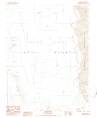 Download a high-resolution, GPS-compatible USGS topo map for Badwater, CA (1987 edition)