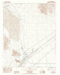 Download a high-resolution, GPS-compatible USGS topo map for Baker, CA (1985 edition)