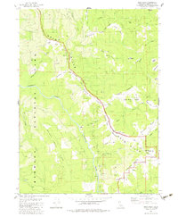 Download a high-resolution, GPS-compatible USGS topo map for Bald Hills, CA (1983 edition)